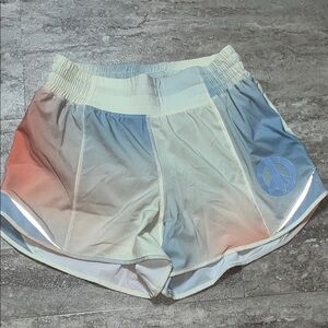 Lululemon Athletica Pastel Gradient Athletic Shorts